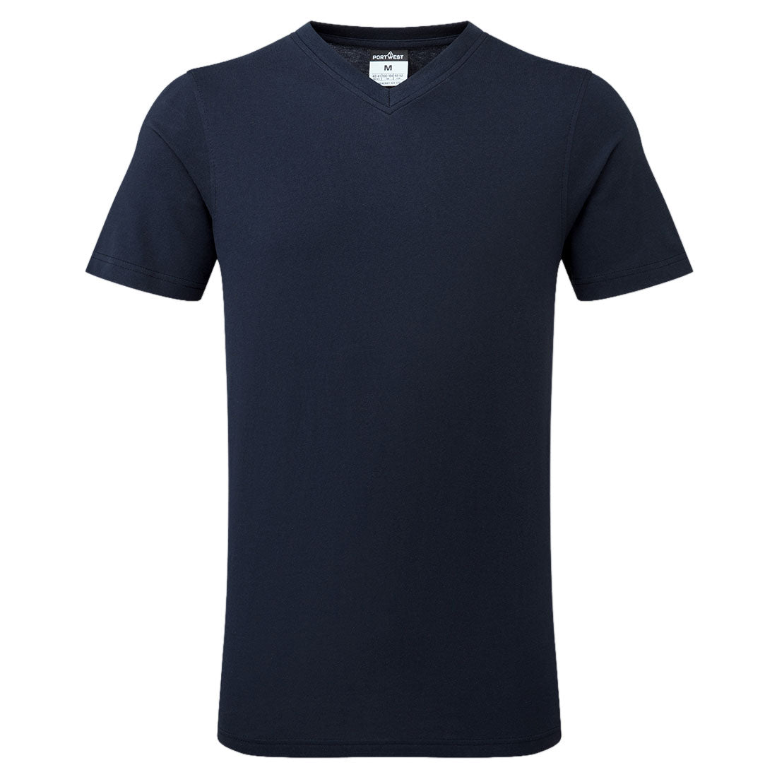 Portwest V-Neck Cotton T-Shirt S/S B197