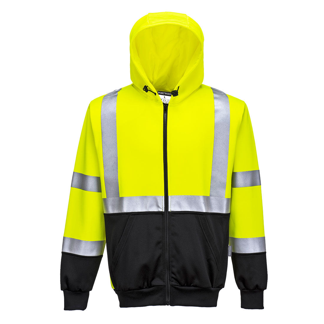 Portwest Two Tone Hi-Vis Zipped Hoodie B315