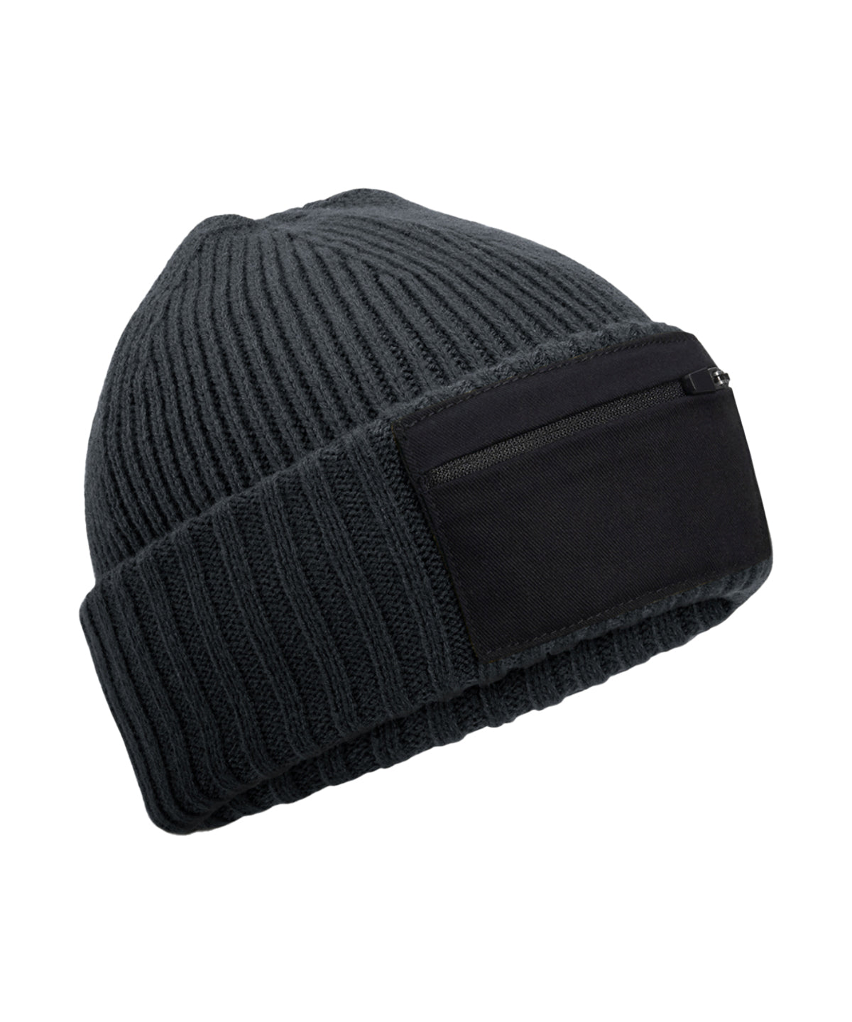 Beechfield Zip patch beanie B334R