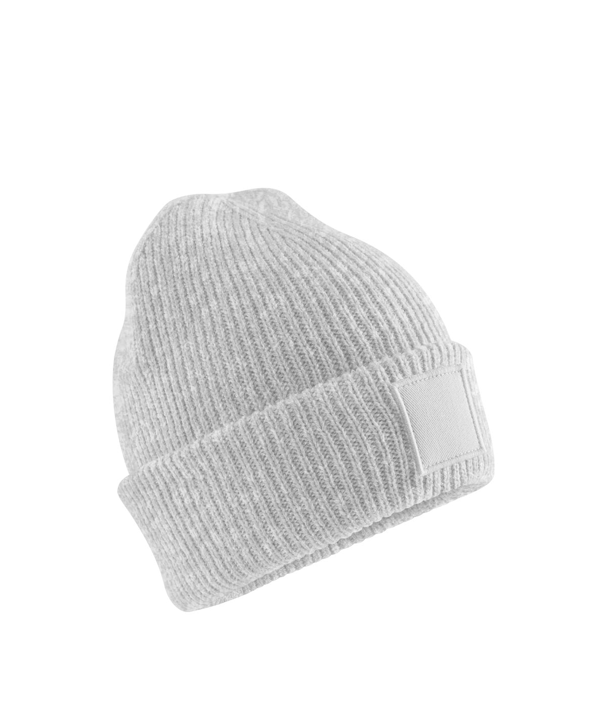 Beechfield Kids deep cuffed tonal patch beanie B336B