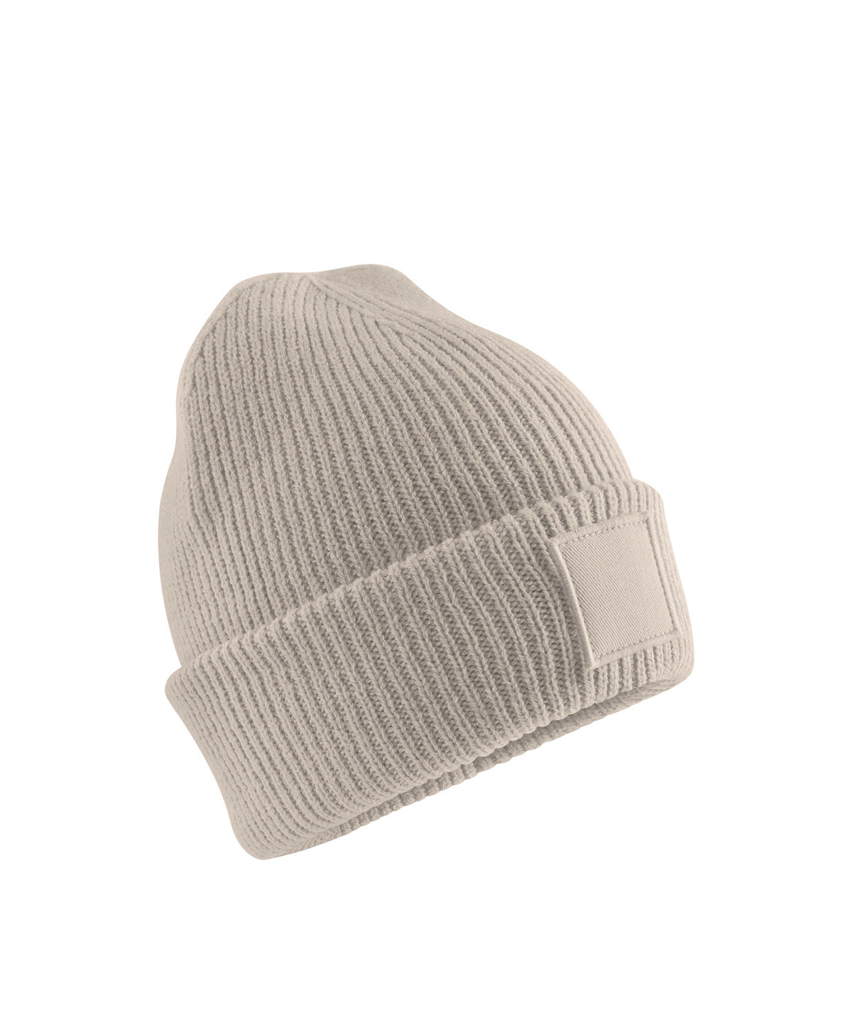 Beechfield Kids deep cuffed tonal patch beanie B336B