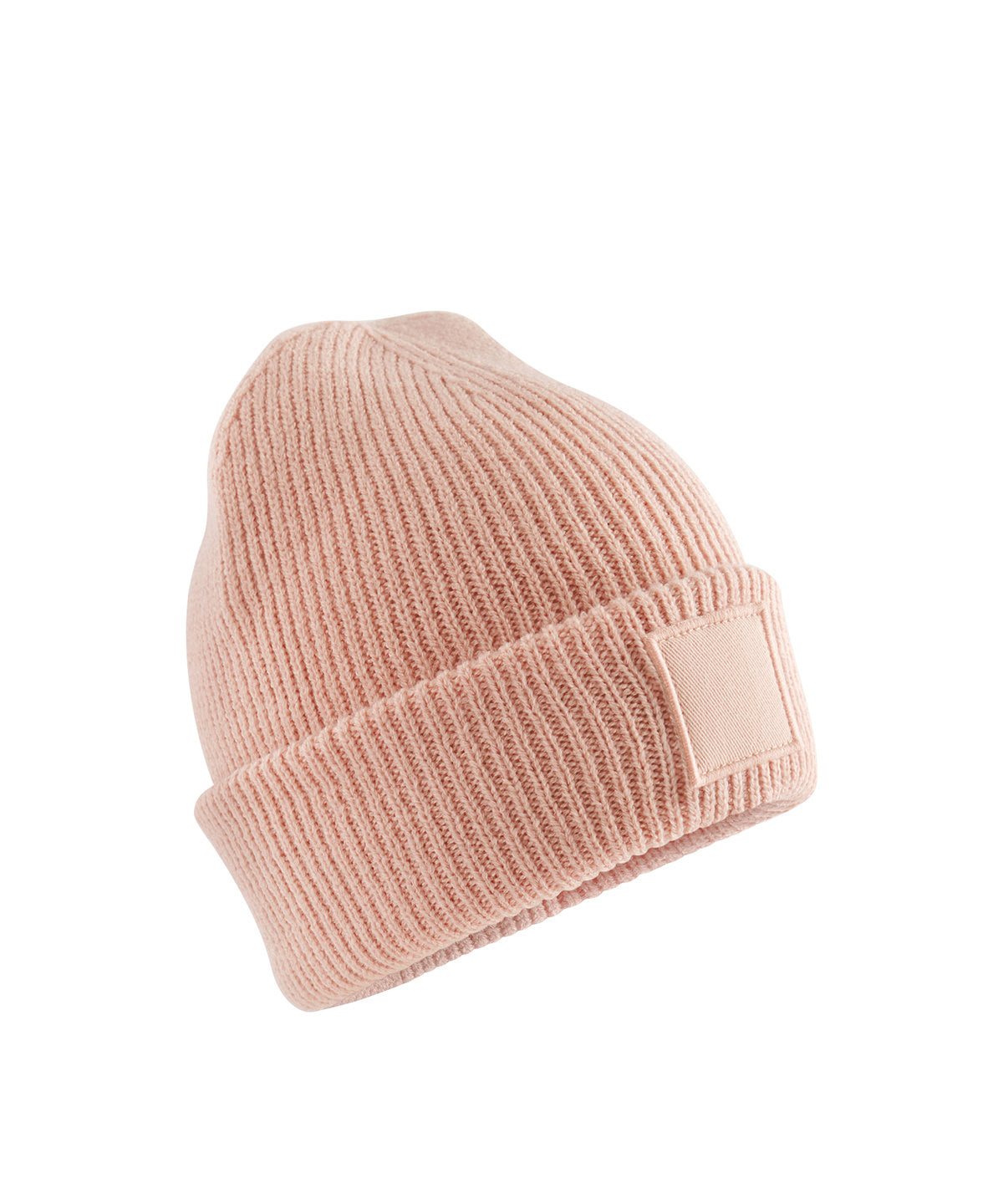 Beechfield Kids deep cuffed tonal patch beanie B336B