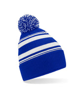 Beechfield Striped fan beanie B473R