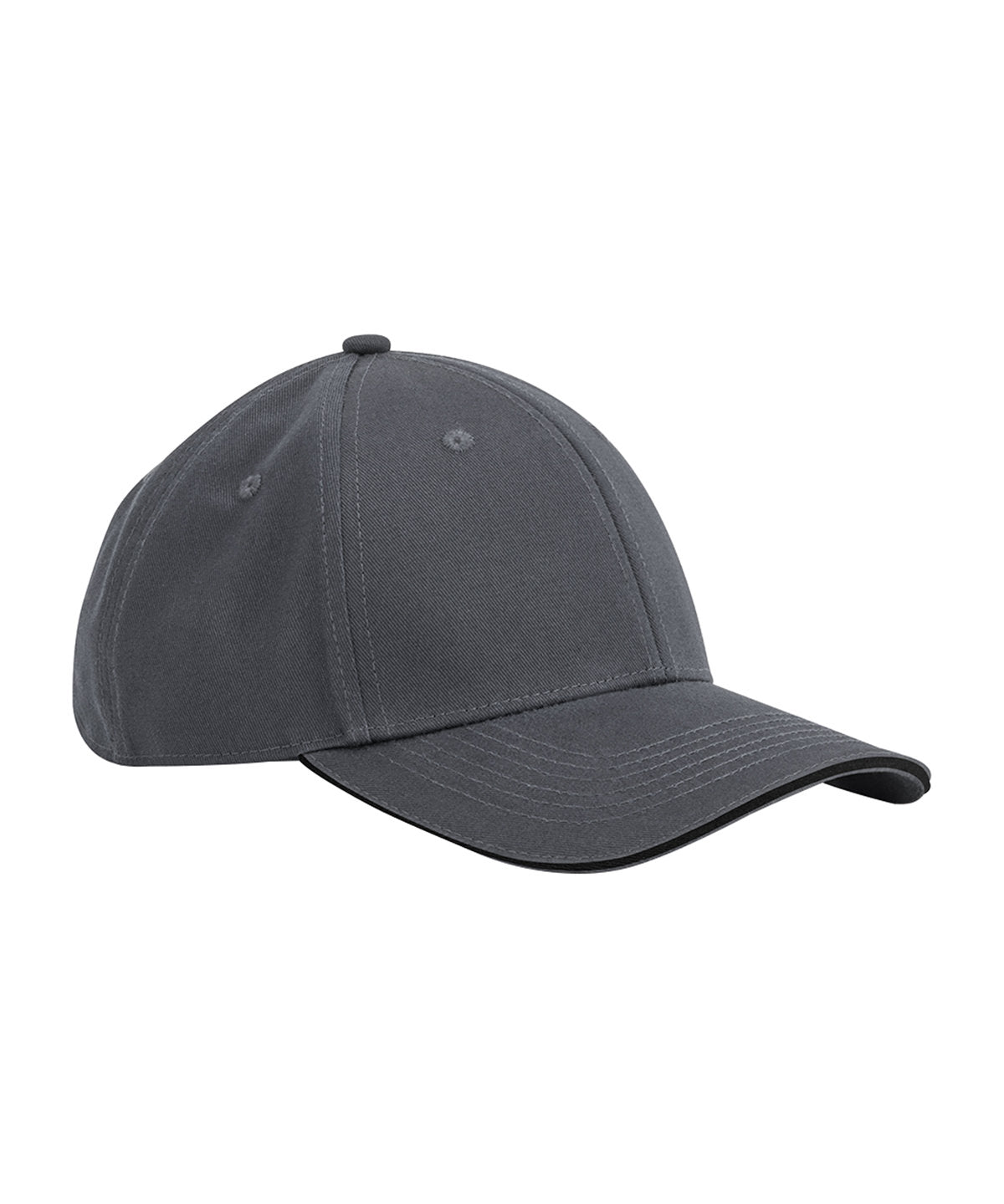 Beechfield EarthAware® classic organic cotton 6-panel cap – sandwich peak B820C
