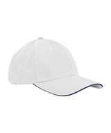 Beechfield EarthAware® classic organic cotton 6-panel cap – sandwich peak B820C