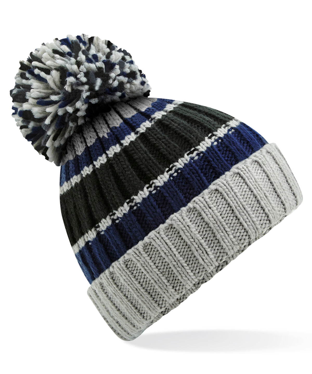 Beechfield Hygge striped beanie BC392