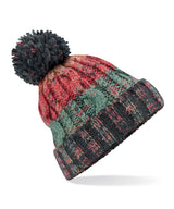 Beechfield Corkscrew pom pom beanie BC486