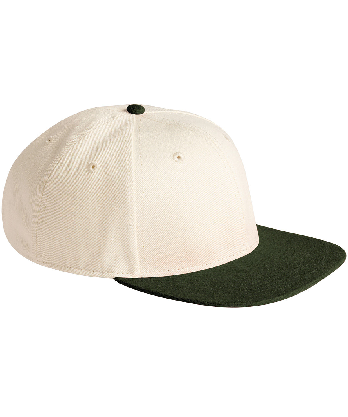 Beechfield Contrast flat peak 6-panel cap BC662
