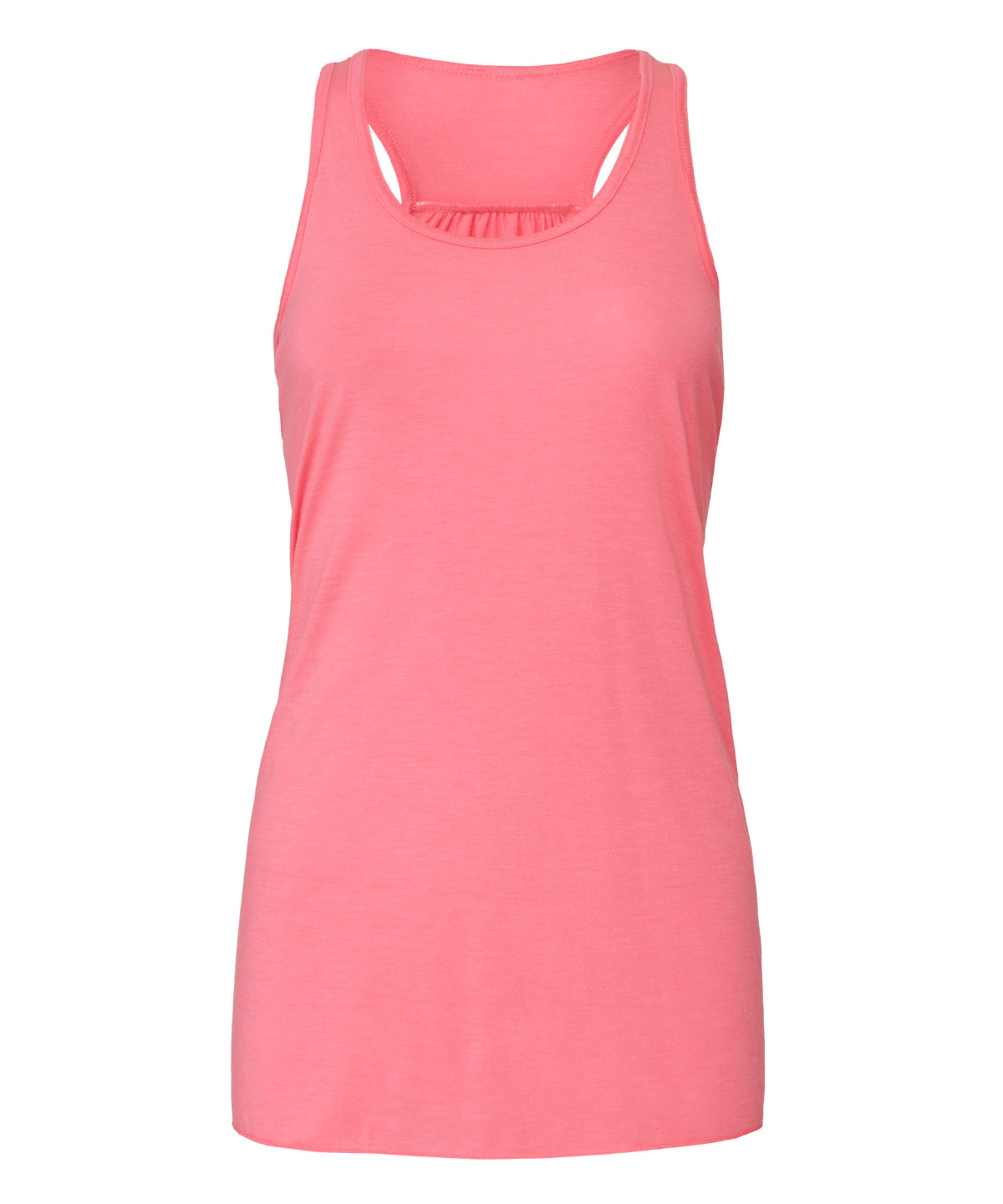 Bella+Canvas Flowy racerback tank top - Neon Pink