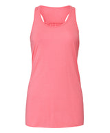 Bella+Canvas Flowy racerback tank top - Neon Pink