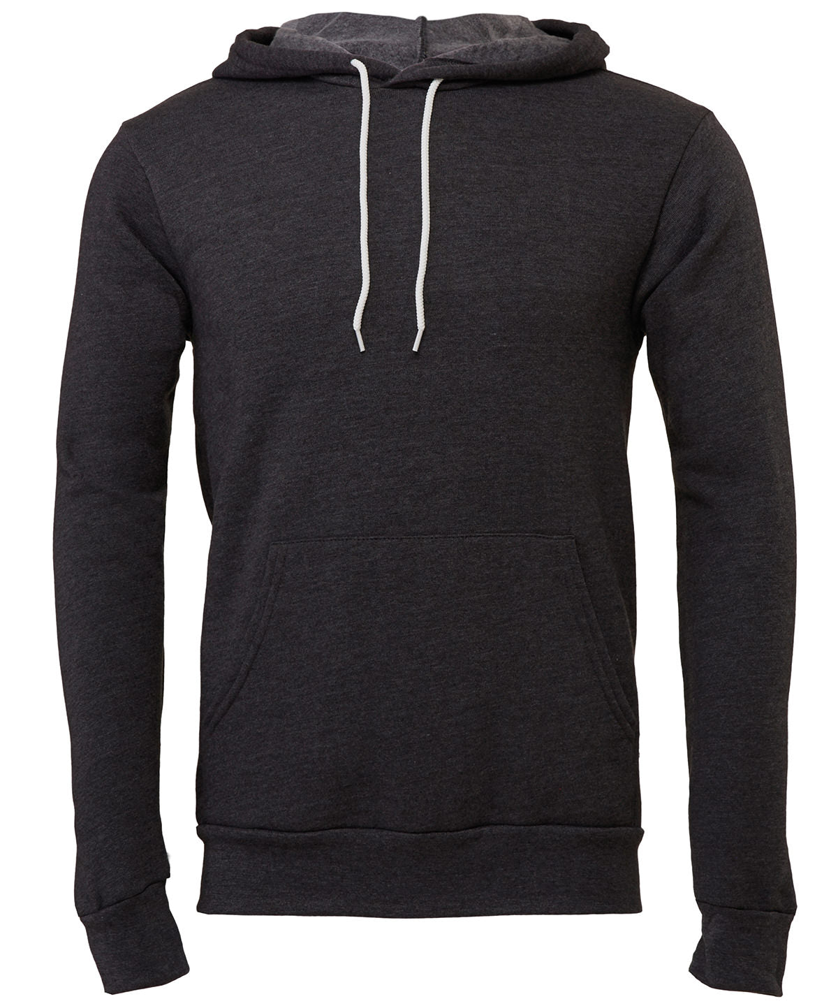 Bella+Canvas Unisex polycotton fleece pullover hoodie - Dark Grey Heather