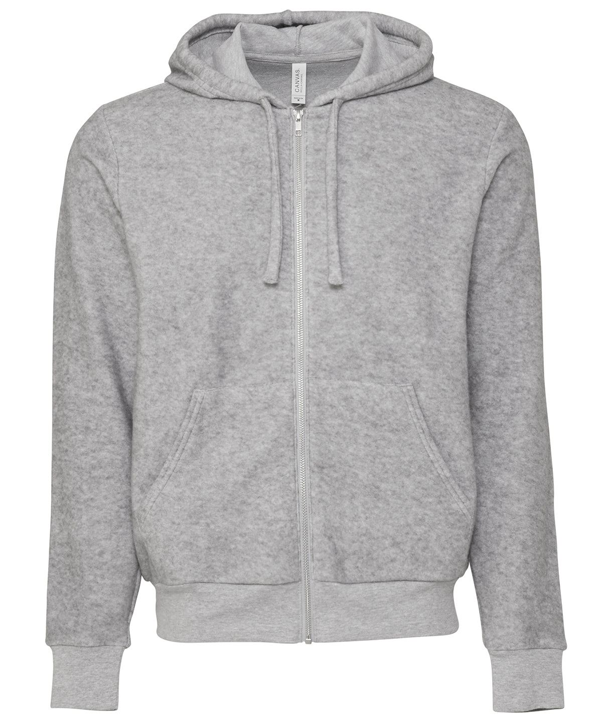 Bella+Canvas Unisex sueded fleece full-zip hoodie - main image