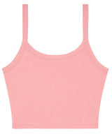 Bella+Canvas Women’s micro rib spaghetti strap tank - Solid Pink Blend