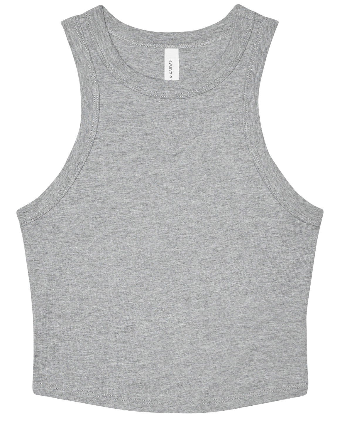 Bella+Canvas Women’s micro rib racer tank - Athletic Heather