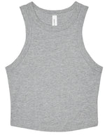 Bella+Canvas Women’s micro rib racer tank - Athletic Heather
