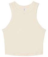 Bella+Canvas Women’s micro rib racer tank - Solid Natural Blend