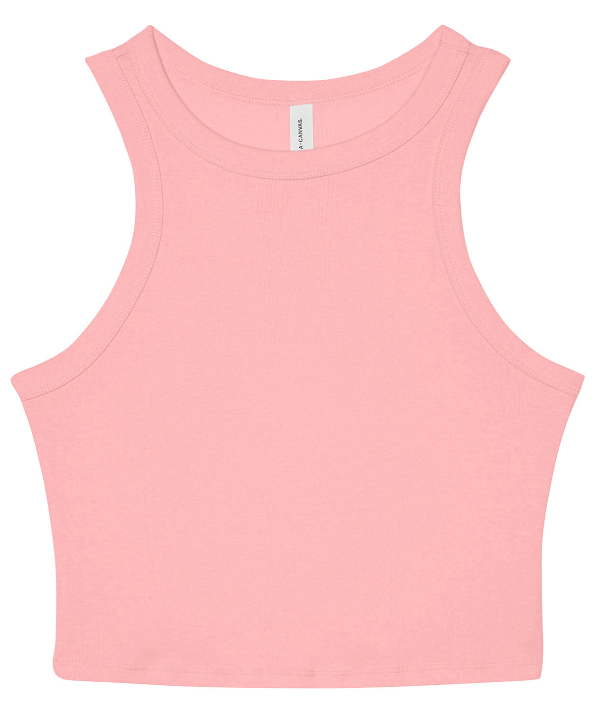 Bella+Canvas Women’s micro rib racer tank - Solid Pink Blend