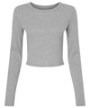 Bella+Canvas Women’s micro rib long sleeve baby t-shirt - Athletic Heather