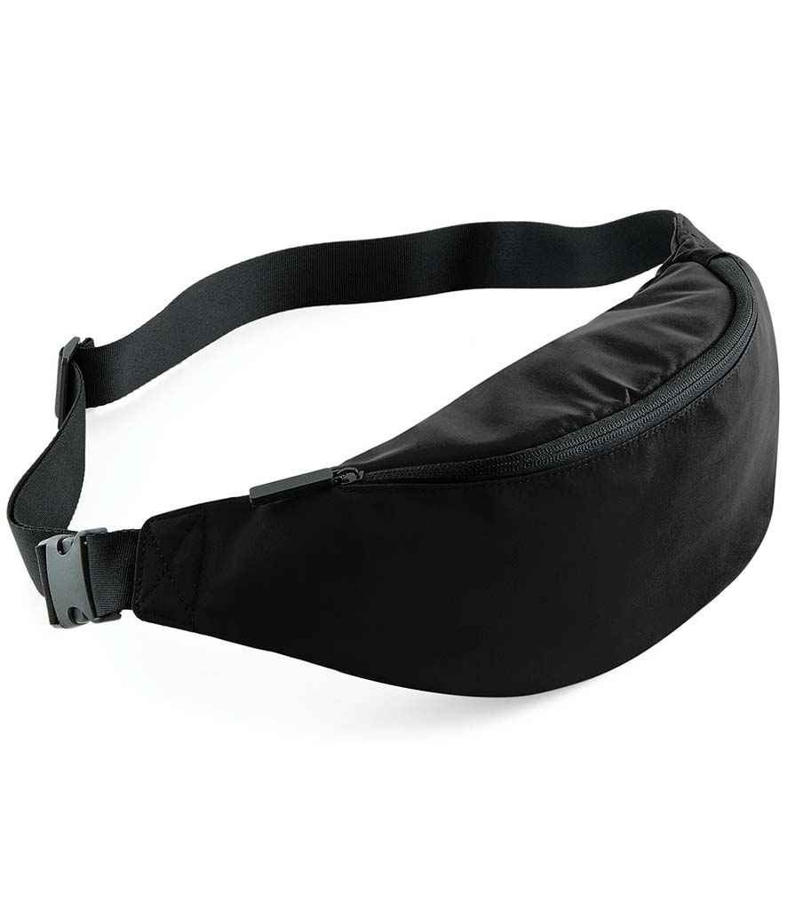 BagBase Studio Waistpack - Jet Black - front view