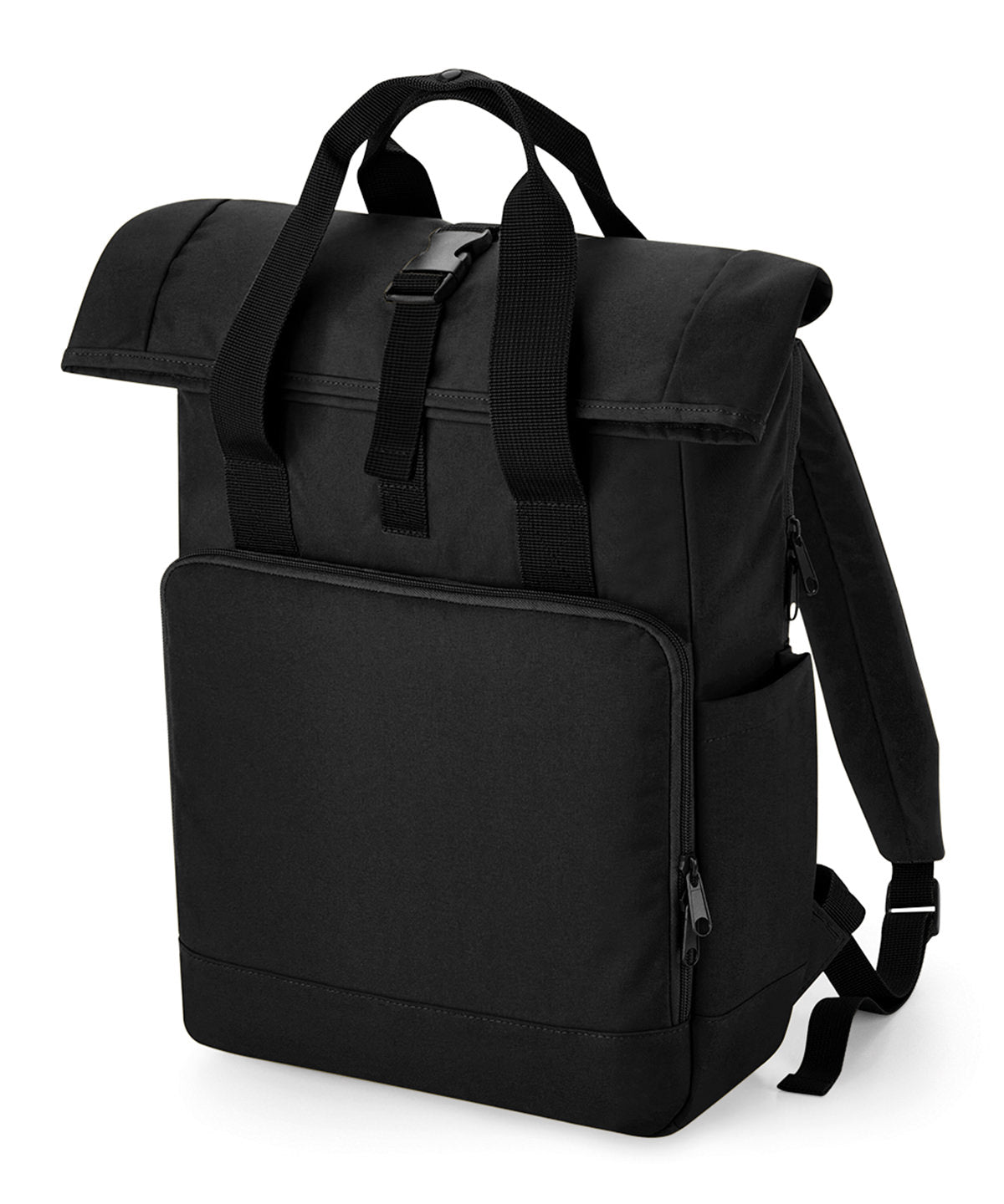 Bagbase Recycled twin handle roll-top laptop backpack BG18L