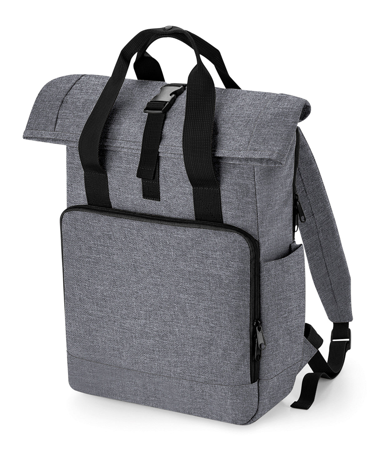 Bagbase Recycled twin handle roll-top laptop backpack BG18L