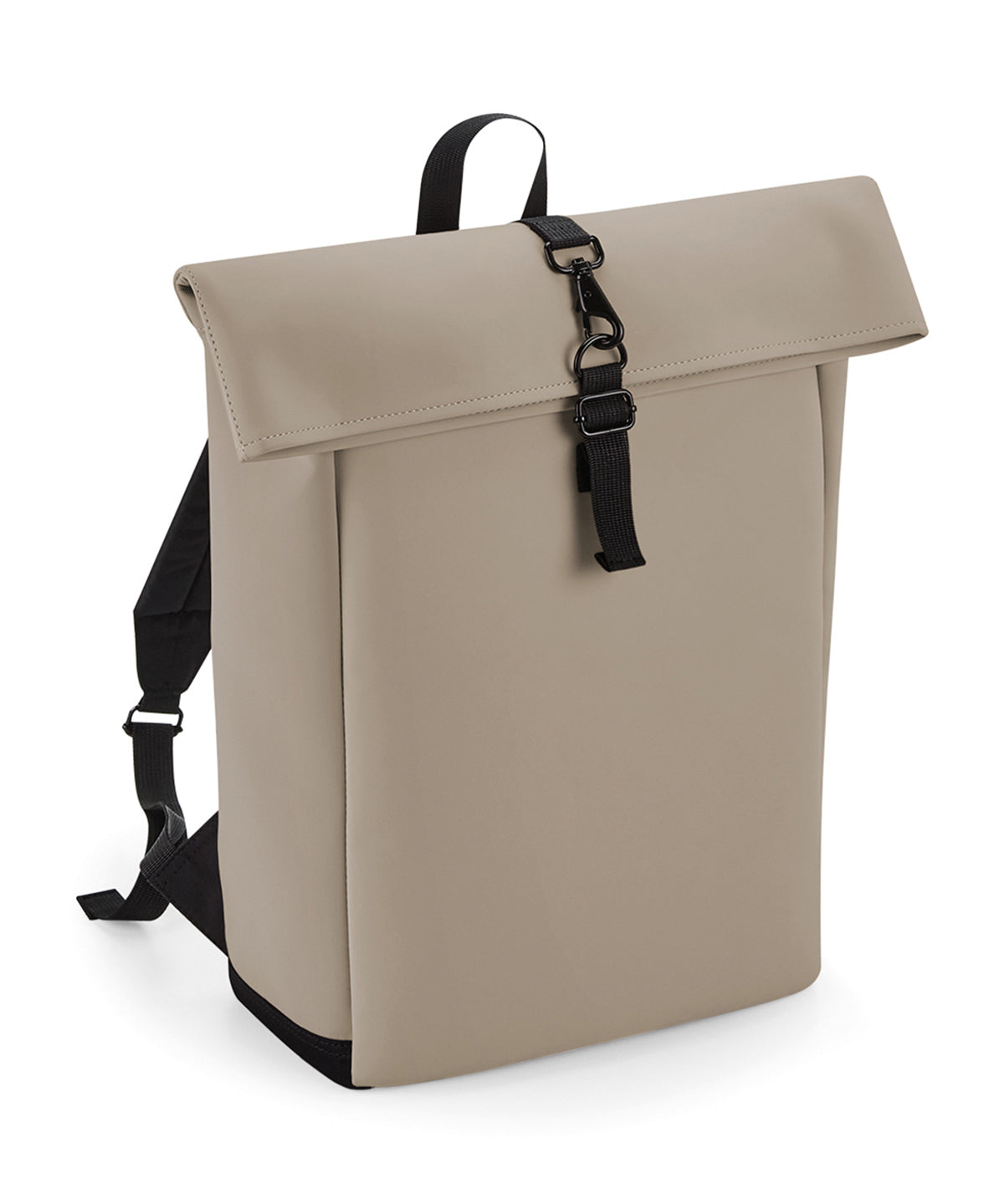 Bagbase Matte PU rolltop backpack BG335
