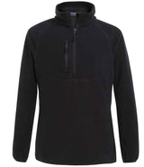Brook Taverner Ashton Core 1/4 Zip Fleece BK484 - Black front view