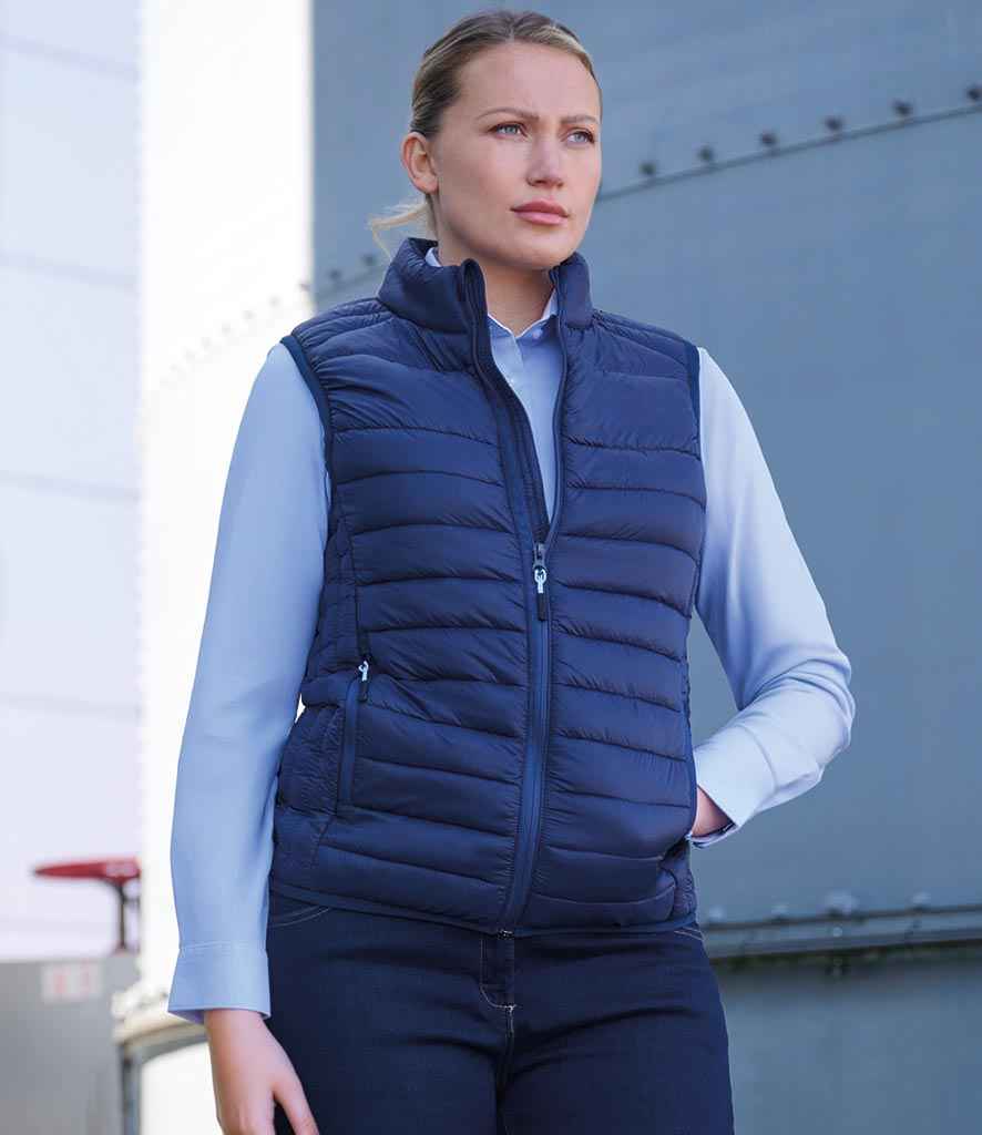 Brook Taverner Ladies Skyline Core Padded Gilet BK488 - Navy model view