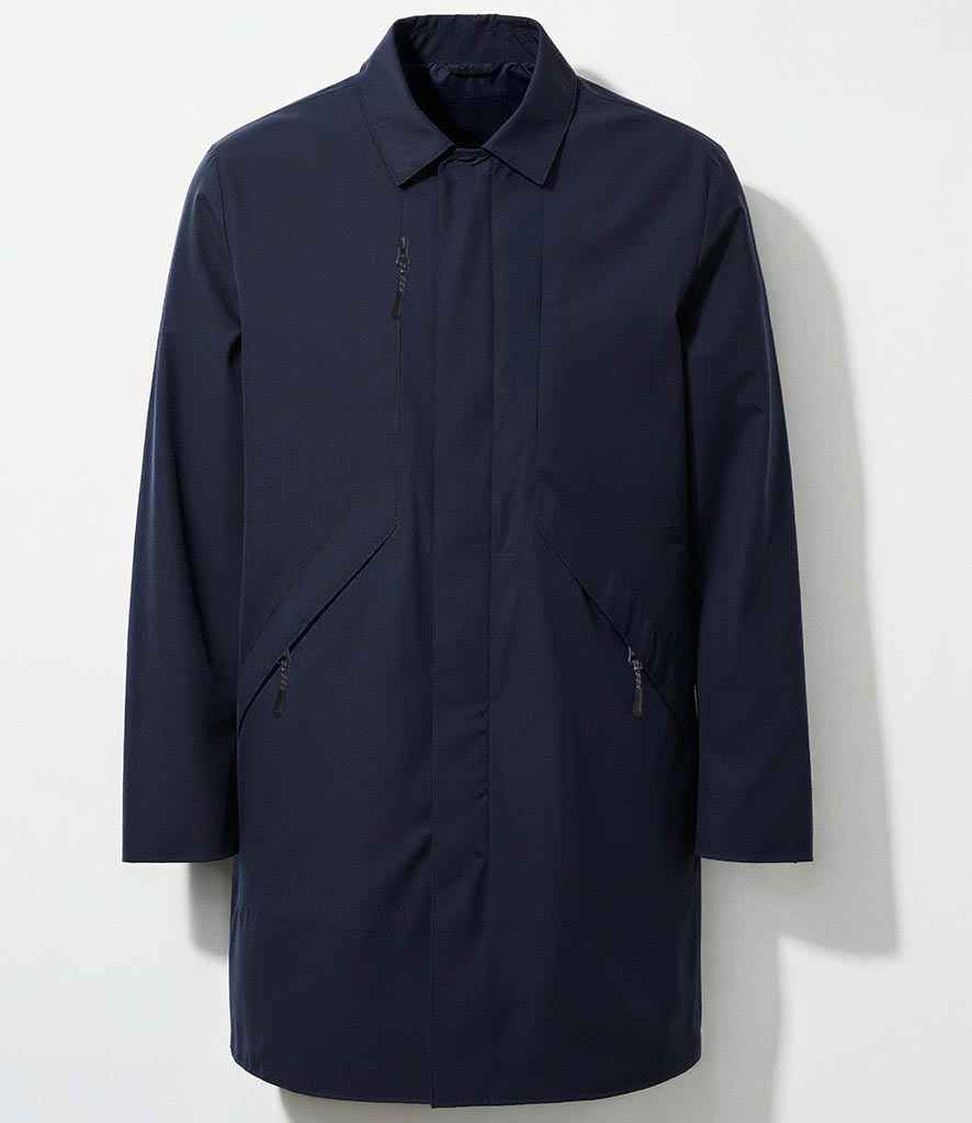 Brook Taverner Spencer Waterproof Mac BK530 - Navy front view