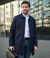 Brook Taverner Spencer Waterproof Mac BK530 - Navy model view