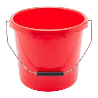 Unbranded 5 Litre Red Plastic Bucket