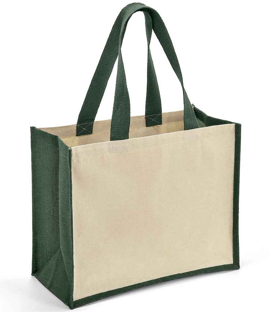 Brand Lab Jute and Canvas Shopper BR101