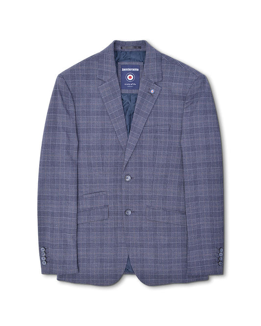 Lambretta Bradley Slate Check Blazer LAMAW2305