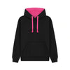 Cotton Ridge - Eclipse Premium Contrast Hoodie - Black / Fuchsia