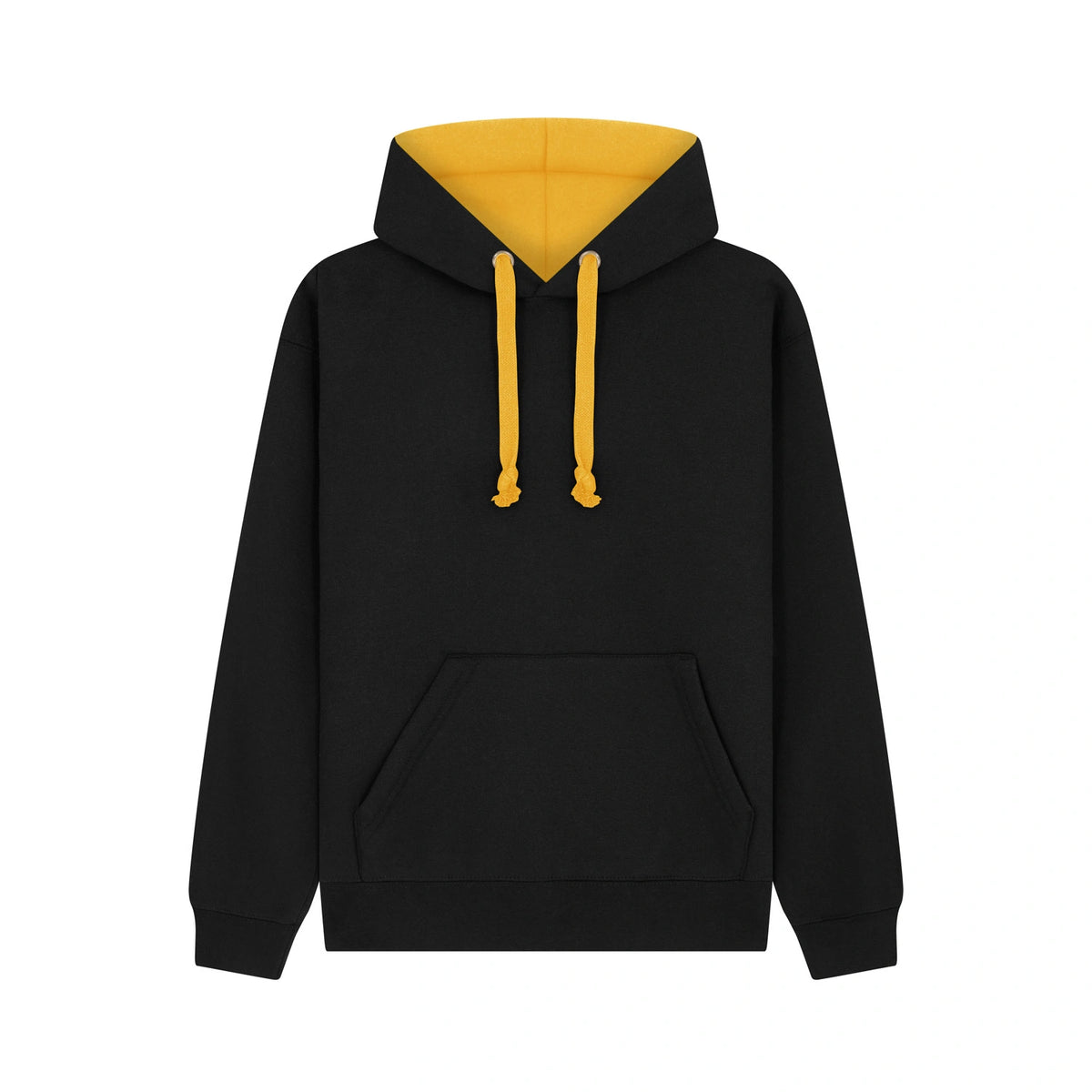 Cotton Ridge - Eclipse Premium Contrast Hoodie - Black / Gold