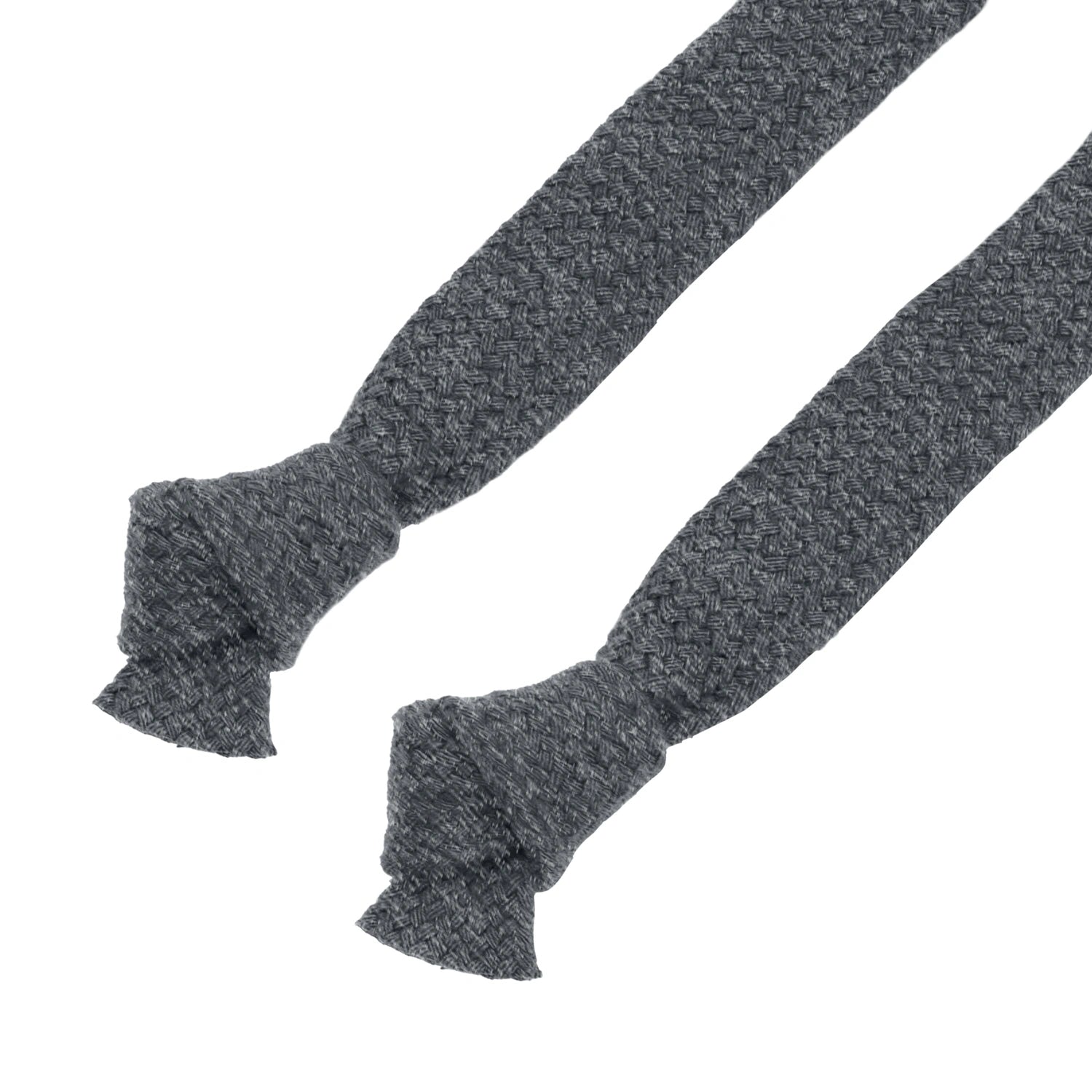 Cotton Ridge - Colour Cord with Knot - Black Melange