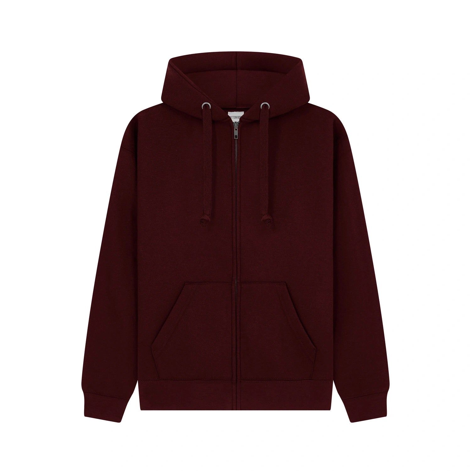Cotton Ridge - Cassini Premium Zip Hoodie - Burgundy