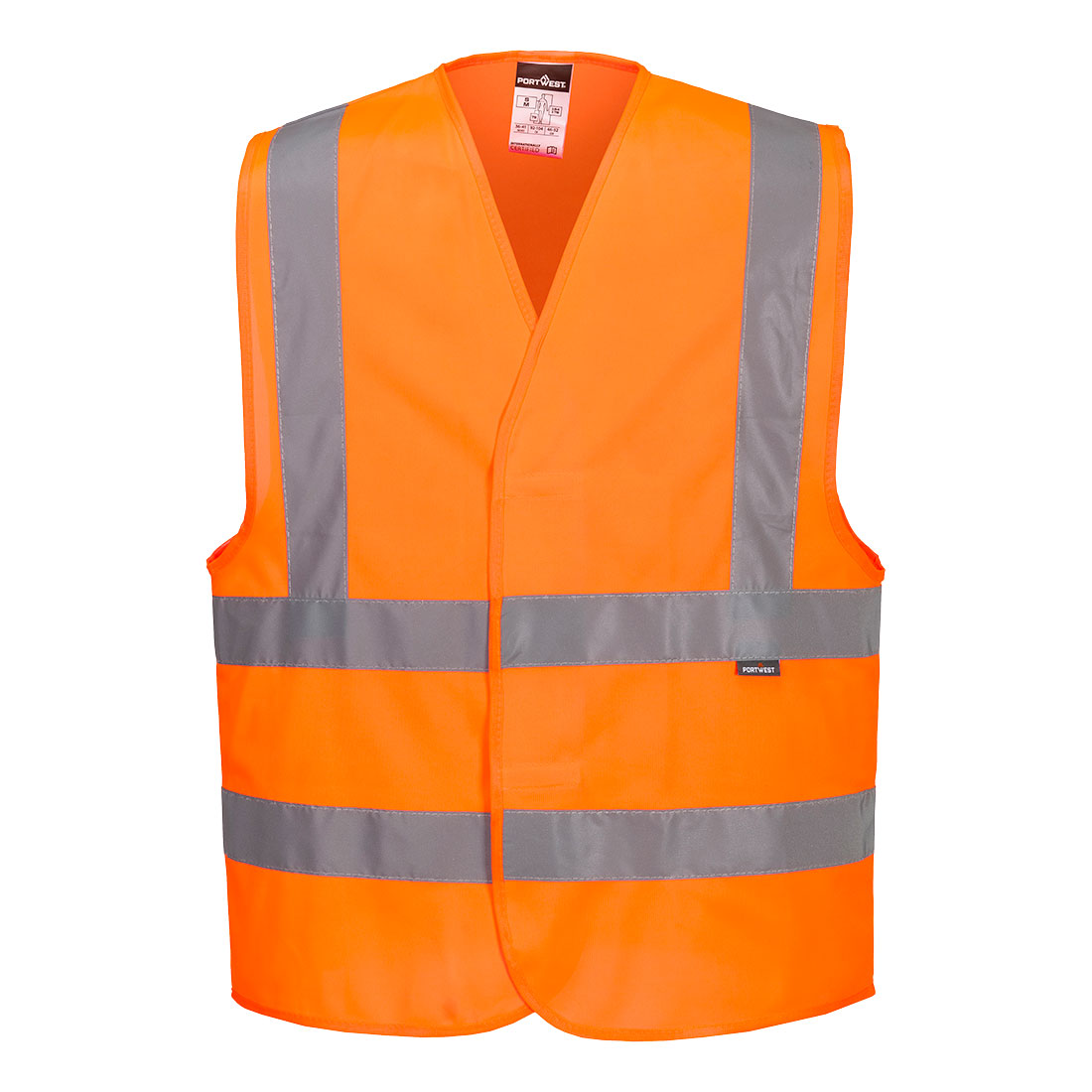 Portwest Hi-Vis Two Band & Brace Vest C470