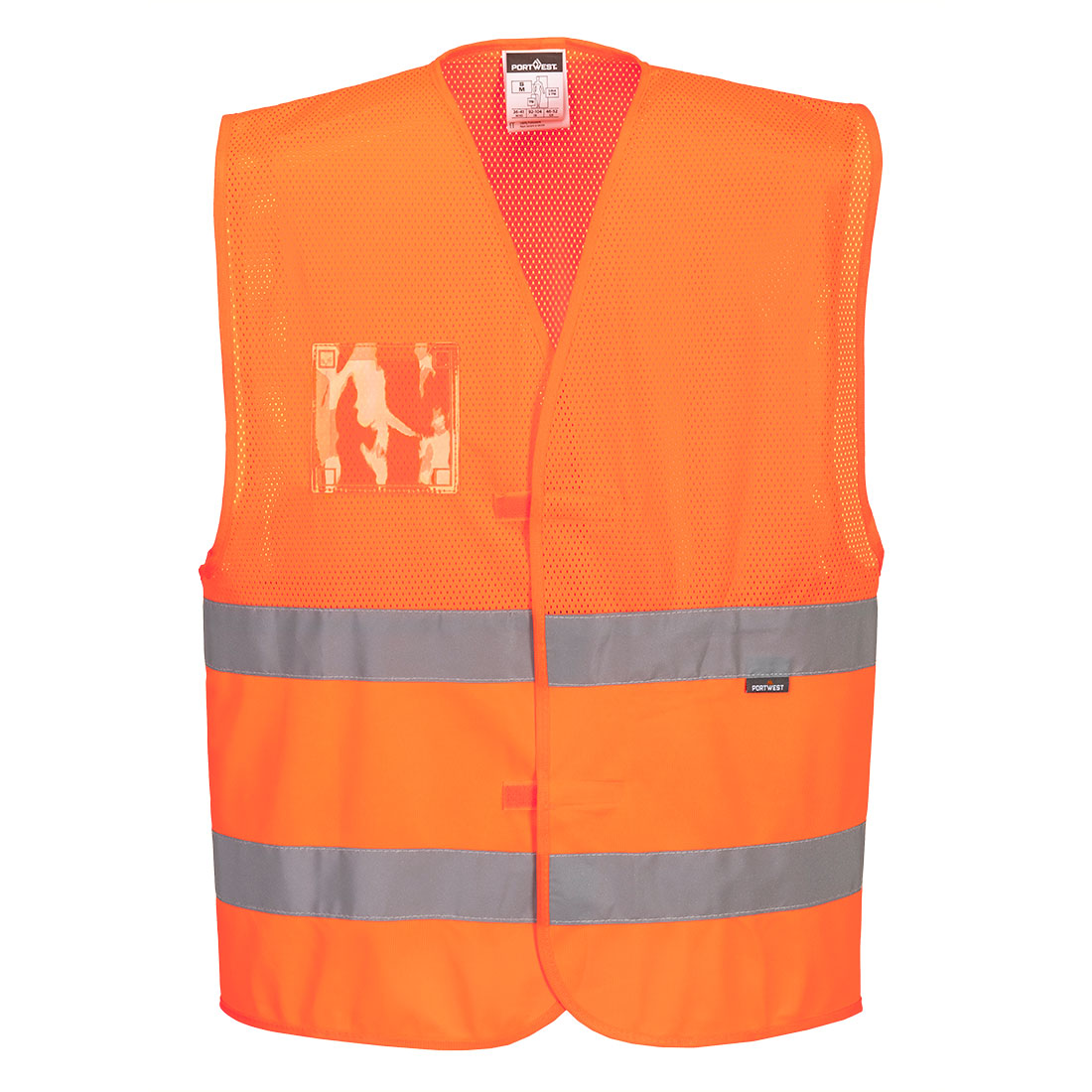 Portwest Hi-Vis Half Mesh Vest C494