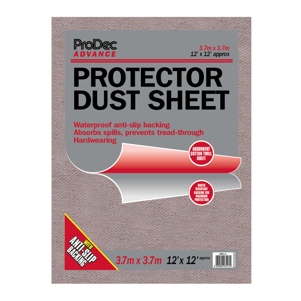 ProDec Advance 12' x 12' Protector Dust Sheet