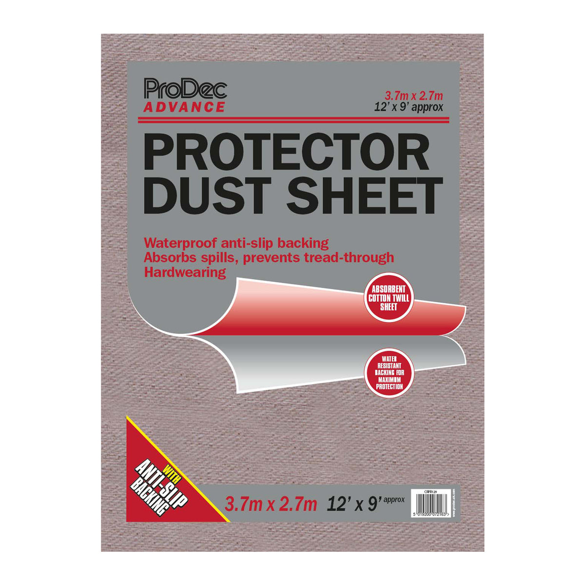 ProDec Advance 12' x 9' Protector Dust Sheet