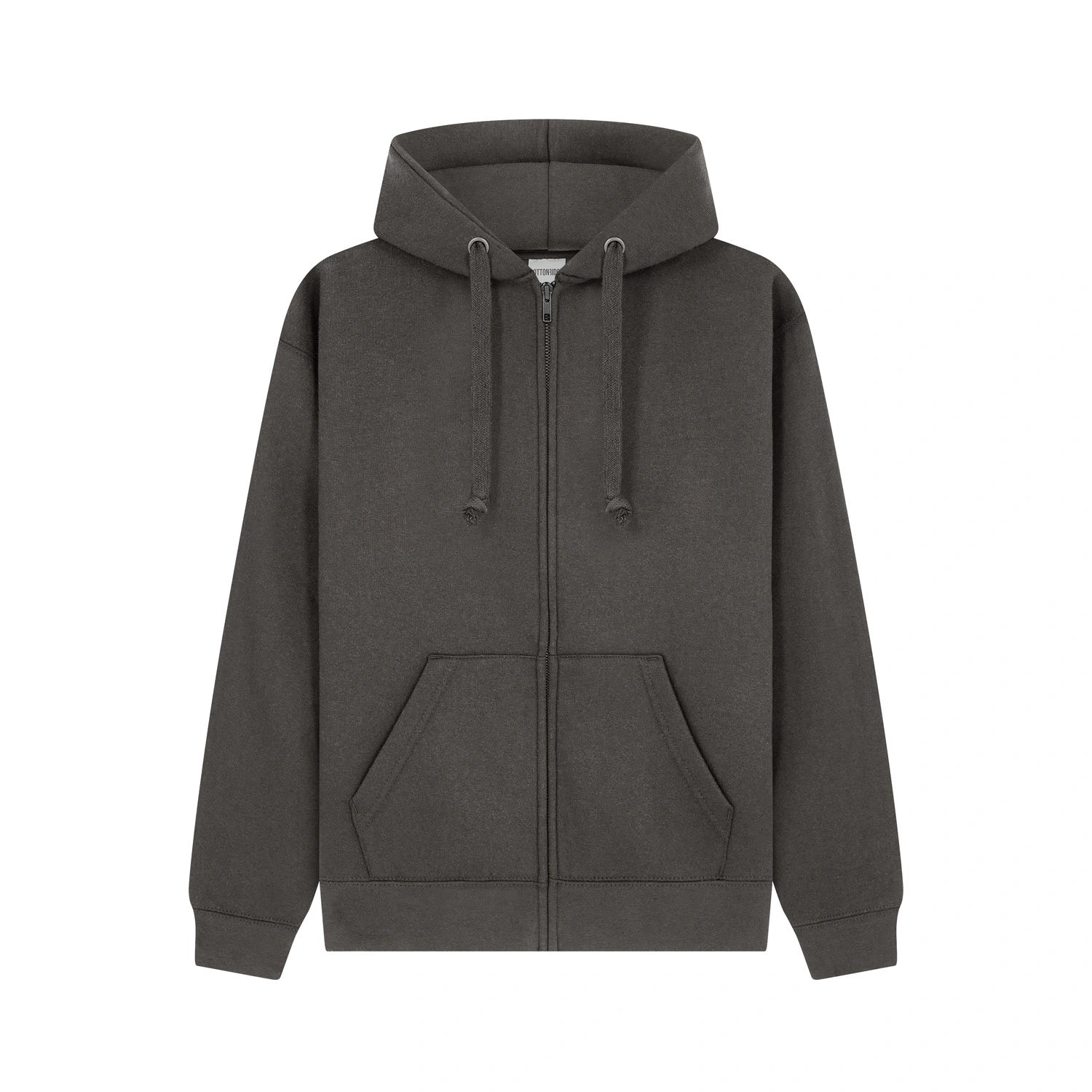 Cotton Ridge - Cassini Premium Zip Hoodie - Charcoal