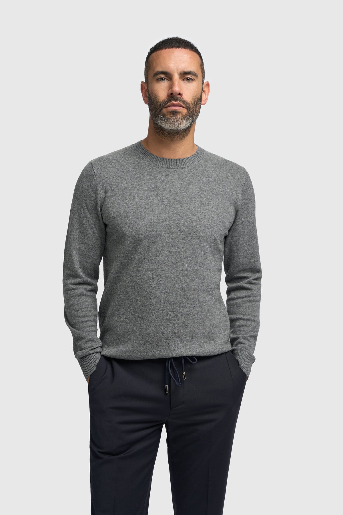 Connall Crewneck Jumper - Grey