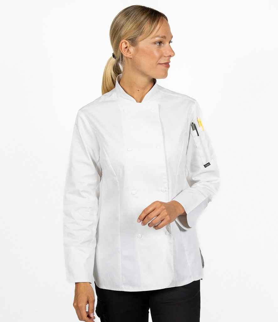 Dennys Ladies Long Sleeve Premium Chef's Jacket DE005