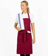 Dennys Polyester Bib Apron with Pocket DE101