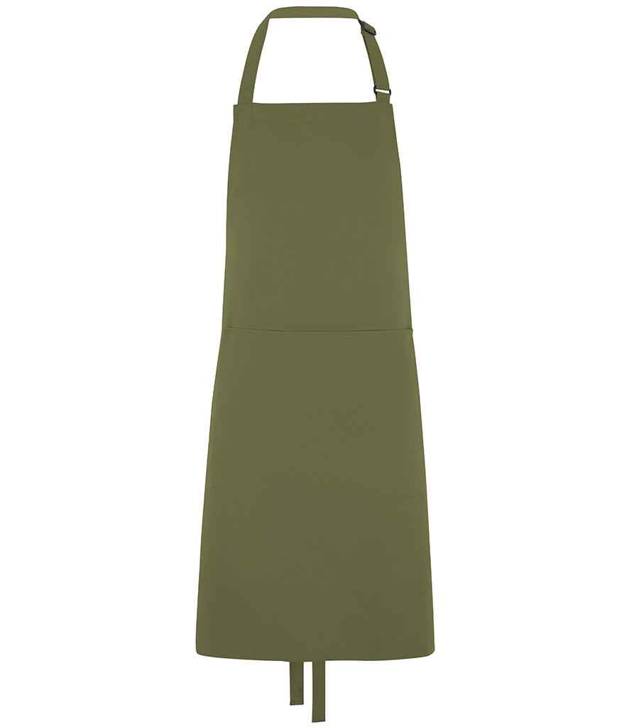 Dennys Polyester Bib Apron with Pocket DE101