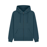 Cotton Ridge - Neptune Ultra Premium Zip Hoodie - Deep Sea Blue