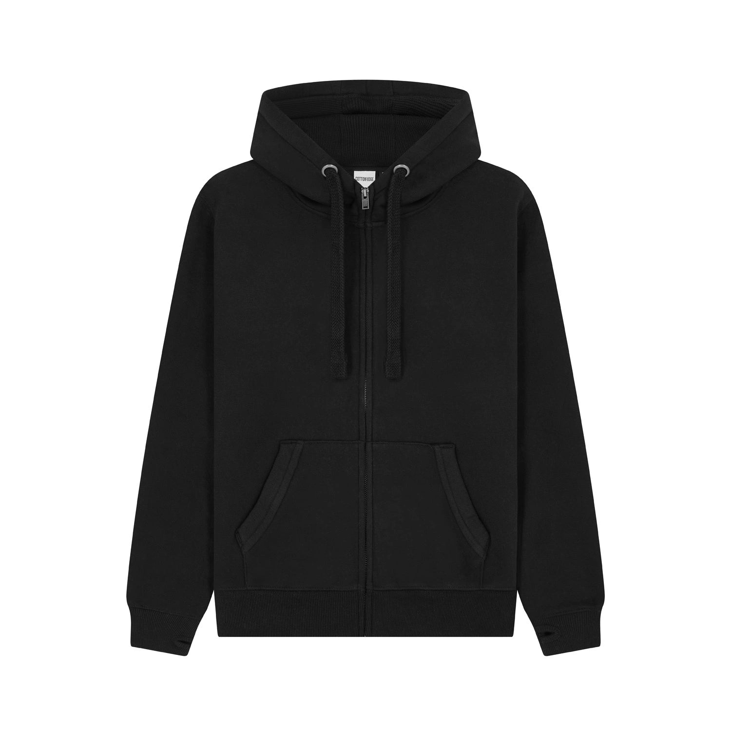 Cotton Ridge - Jupiter Peach Finish Zip Hoodie - Dusty Black