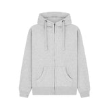 Cotton Ridge - Jupiter Peach Finish Zip Hoodie - Dusty Grey