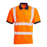 Blackrock Short Sleeved Eco Hi-Vis Polo Shirt - Orange